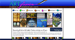 Desktop Screenshot of bigforkartfusion.com