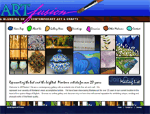 Tablet Screenshot of bigforkartfusion.com